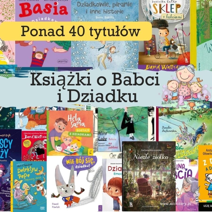 BAbcia i Dziadek książki dla dzieci